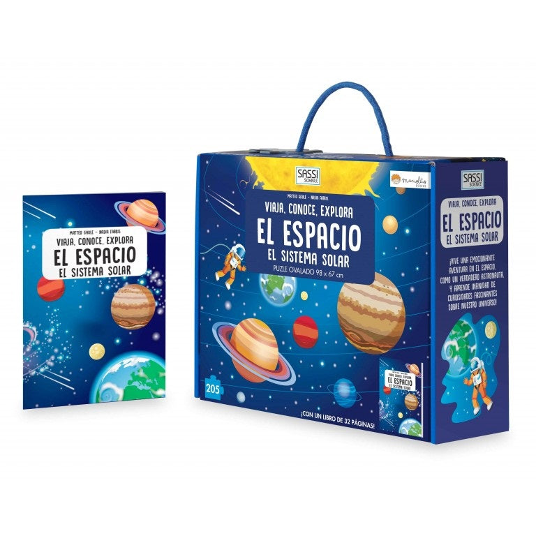 El espacio El Sistema Solar - Viaja, conoce y explora. Rompecabeza + libro El espacio El Sistema Solar - Viaja, conoce y explora. Rompecabeza + libro